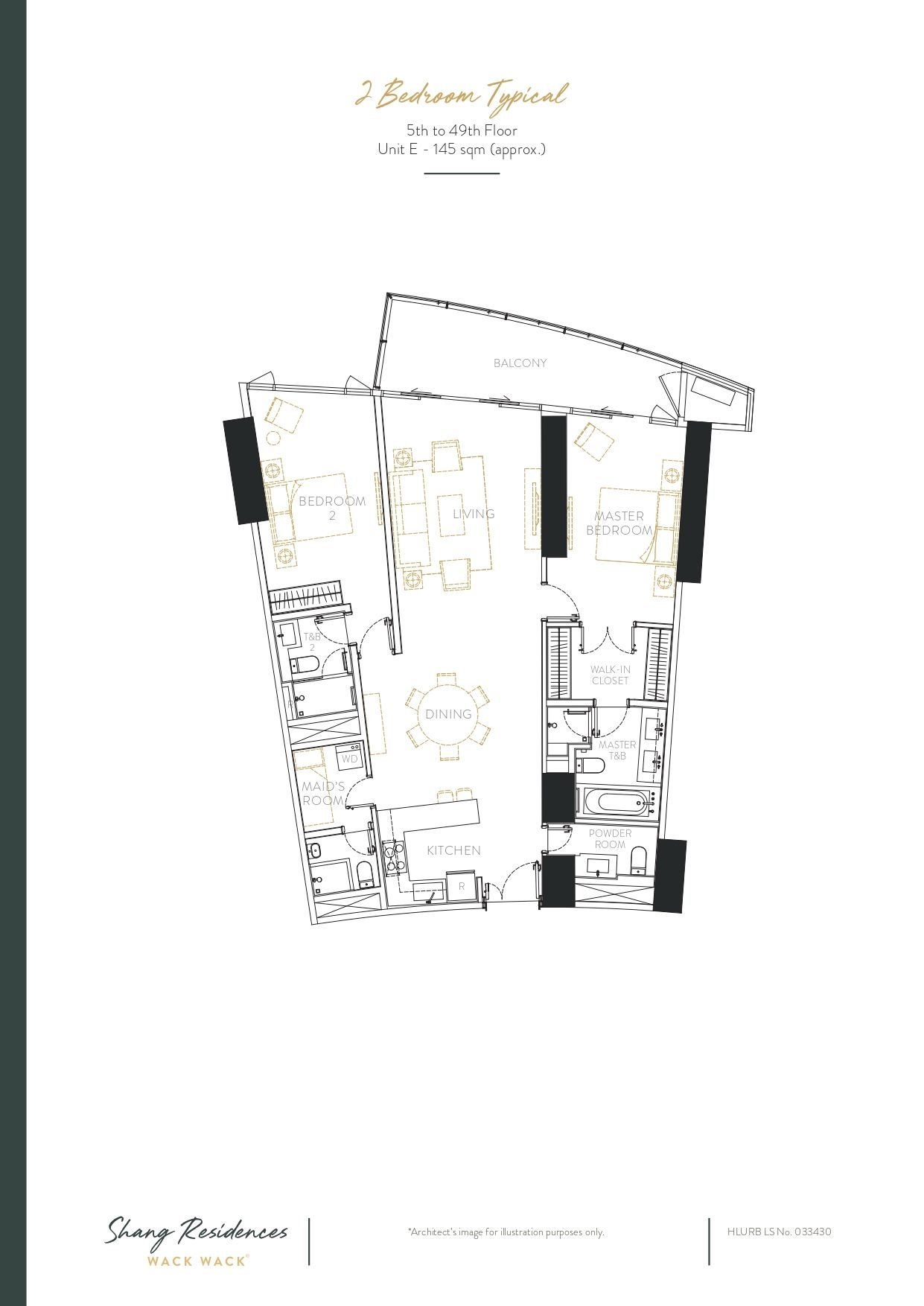 2 Bedroom Typical 5th-49th-Unit E